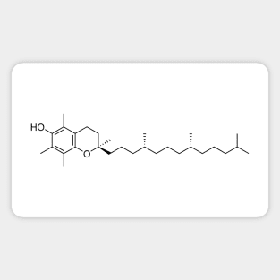 Vitamin E Molecule Alpha Tocopherol C29H50O2 Magnet